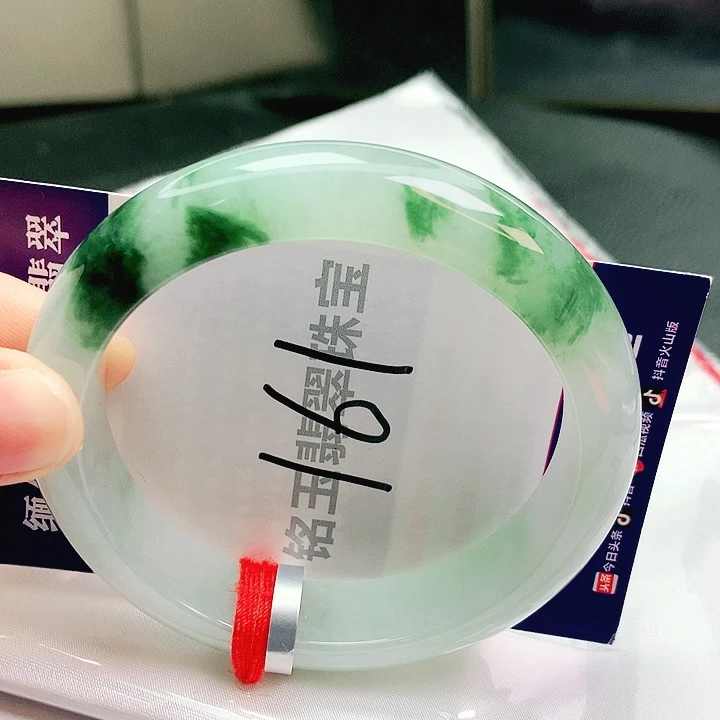 翡翠未镶嵌手镯缅甸天然a货翡翠手镯