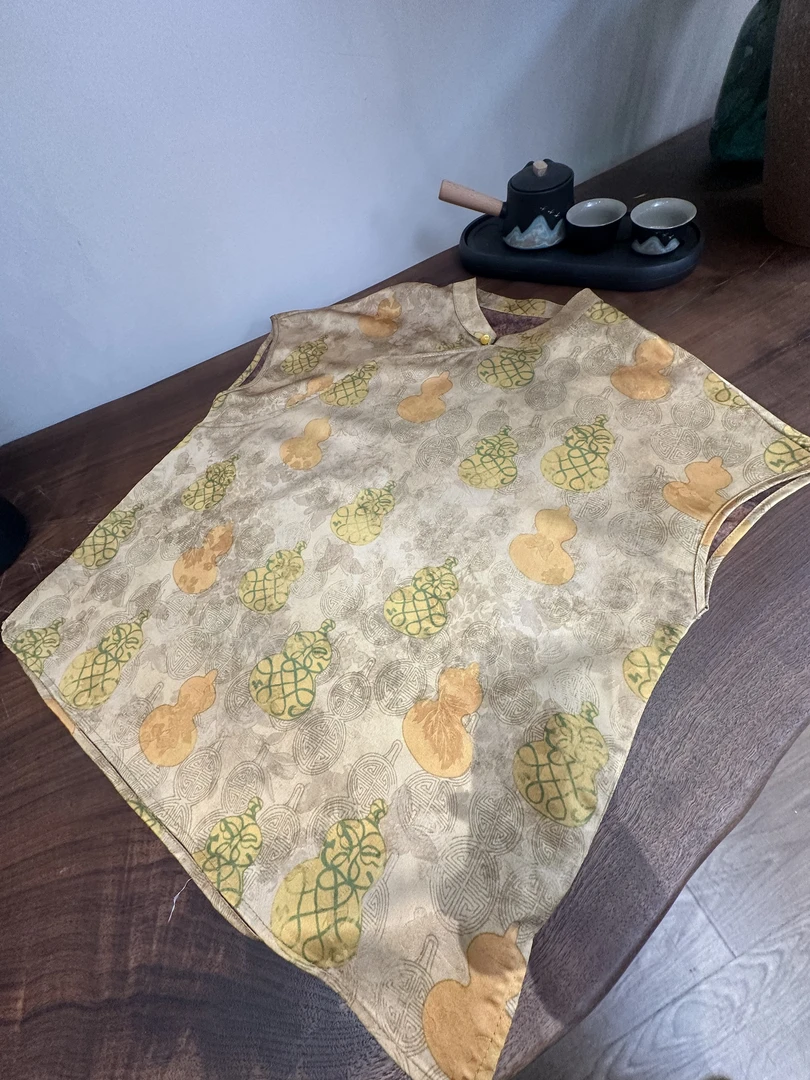 【葫芦词】2025夏季新款气质百搭显瘦新中式短袖女日常宽松