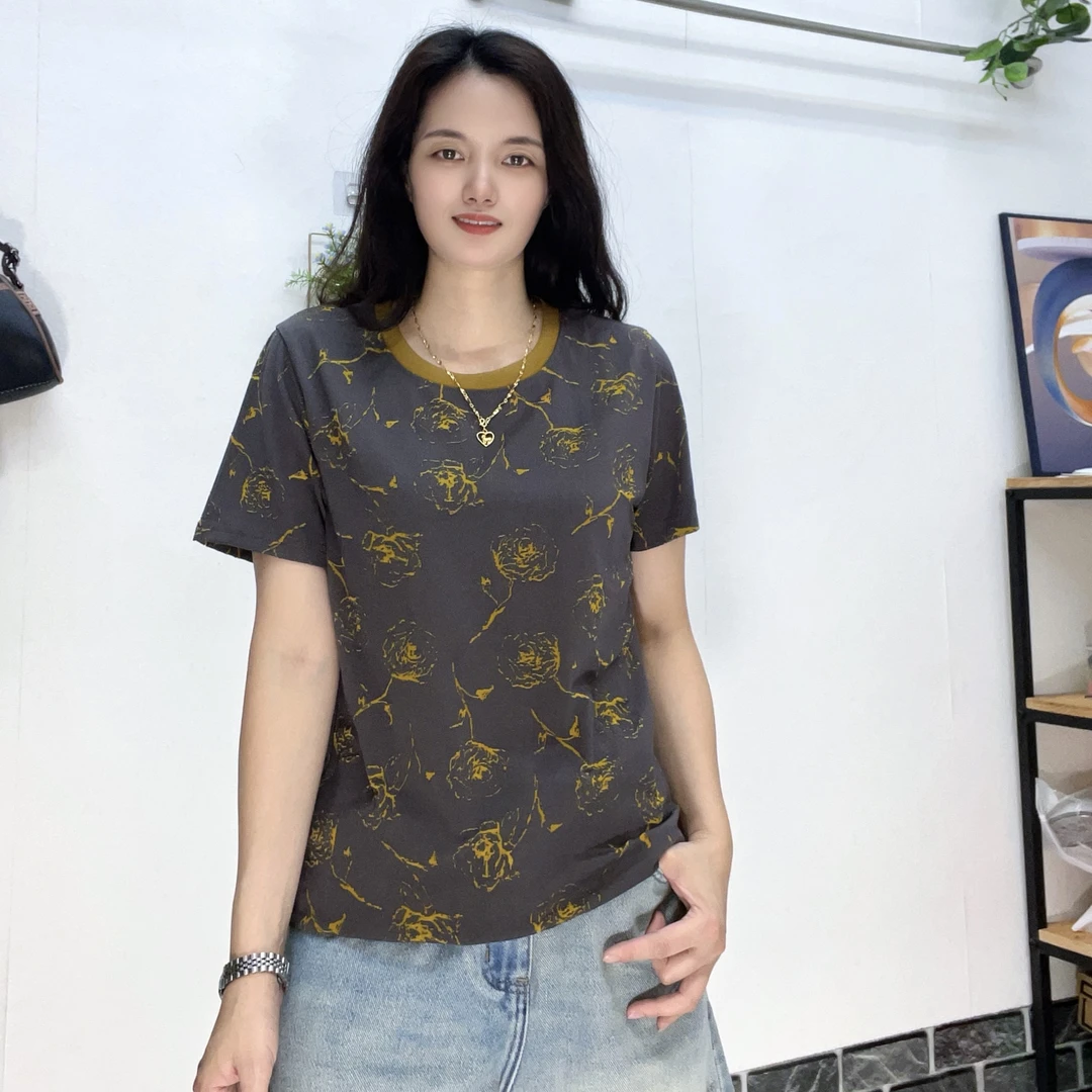 夏季新款烧花上衣1011