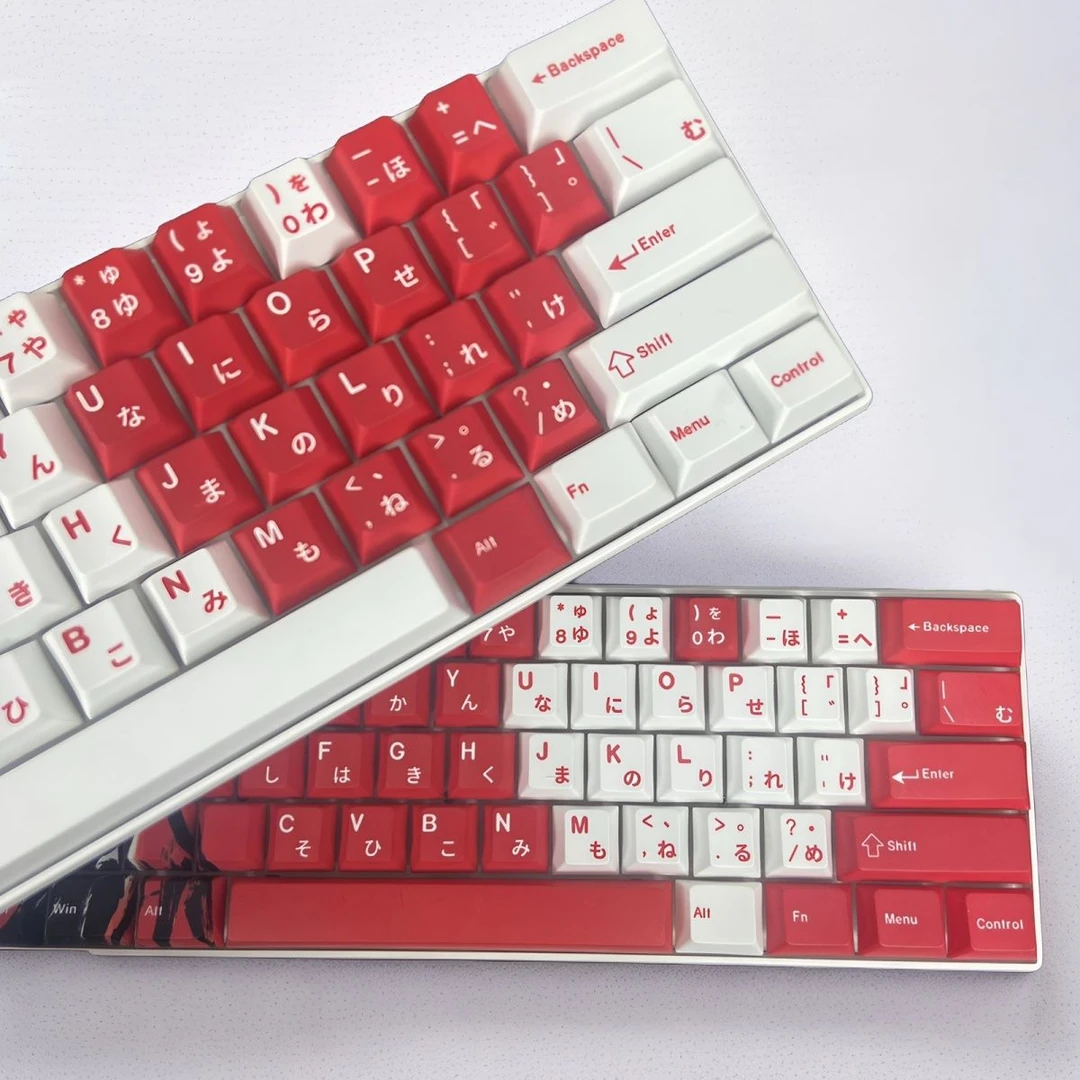 文邵浪客行2.0键帽原厂高度PBT双拼爱心正刻适配63 64 60 65 68