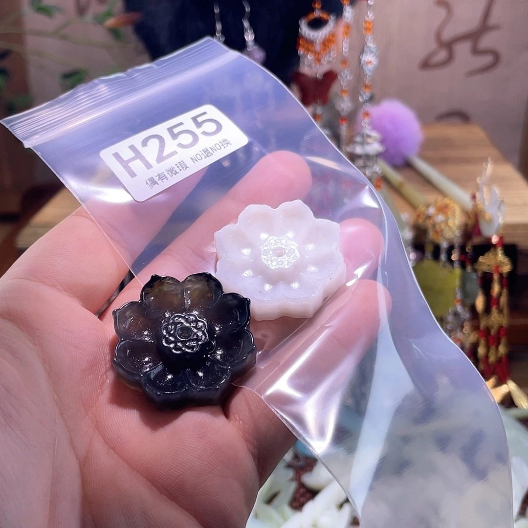@***！蛇纹石玉未镶嵌发饰
