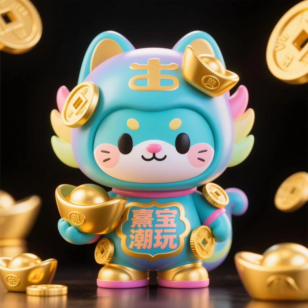 【自玩单】潮流创意招财饰品礼盒礼物送朋友送闺蜜送女友