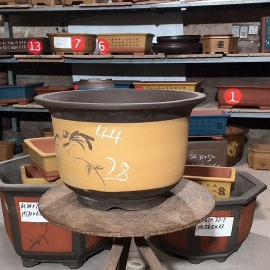 紫砂紫砂花盆包邮