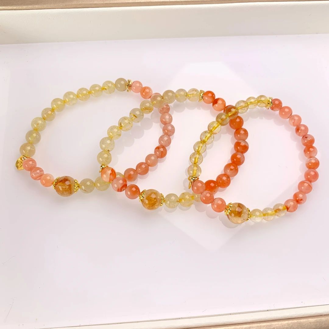 刘思懿天然水晶设计款手串多样性发一&421-14508