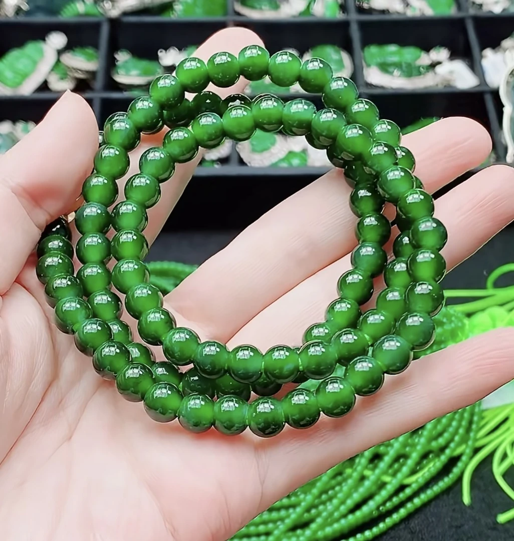 天然A货翡翠项链卡7