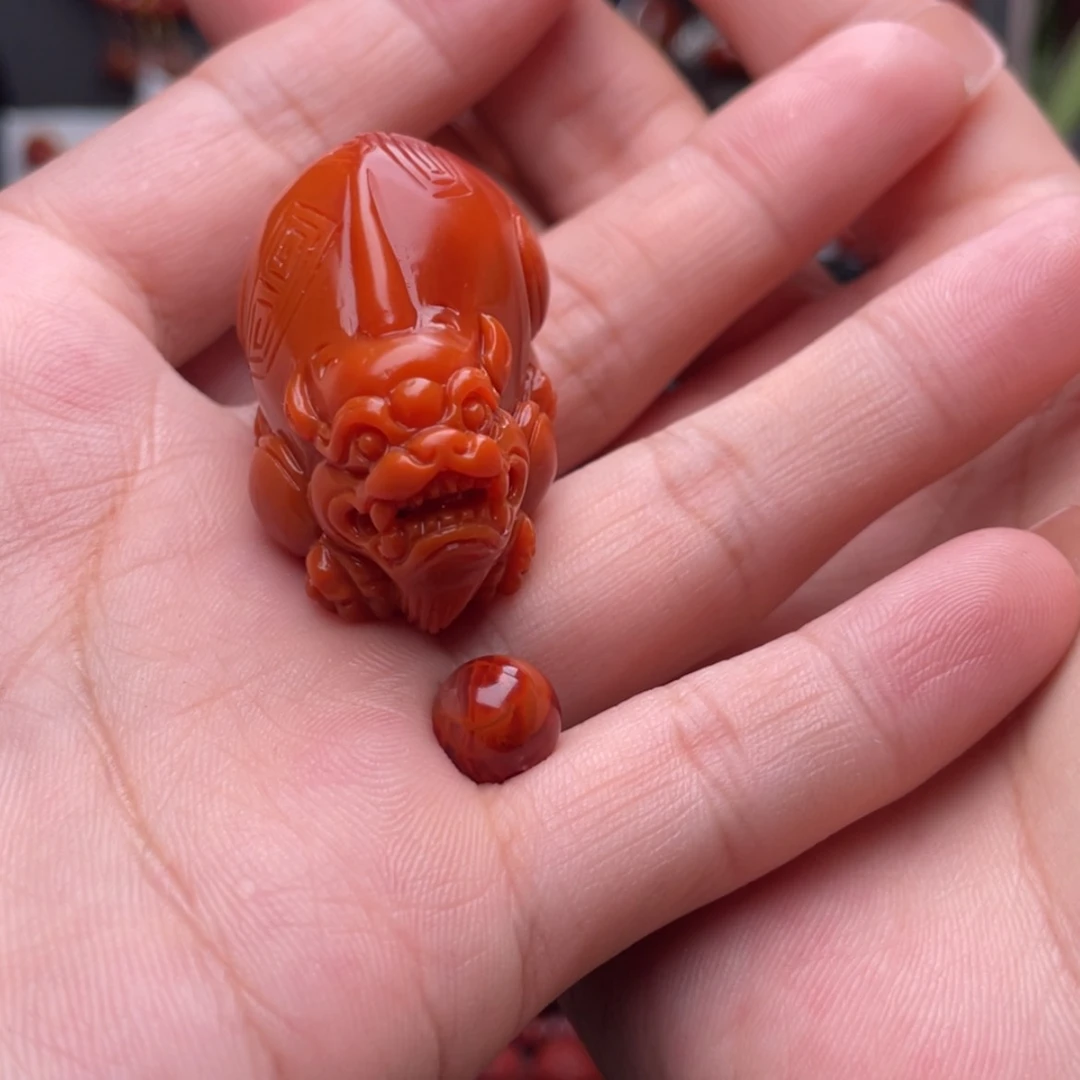 【闪购商品】南红玛瑙貔貅未镶嵌海**王