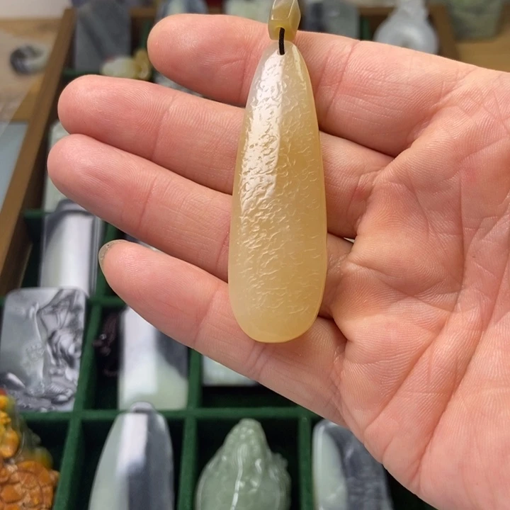 和田玉未镶嵌颈饰15