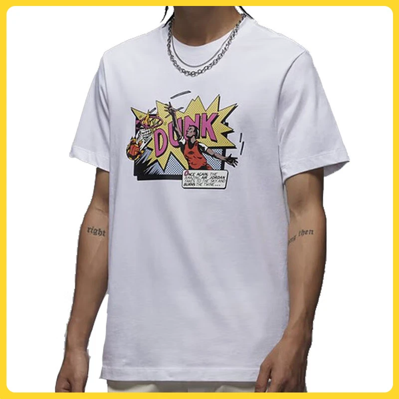 NIKE耐克男子AS M J BRAND DUNK SS CREW短袖T恤FZ1940-100