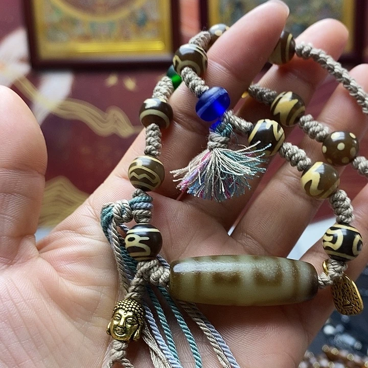 玛瑙/玉髓合金颈饰