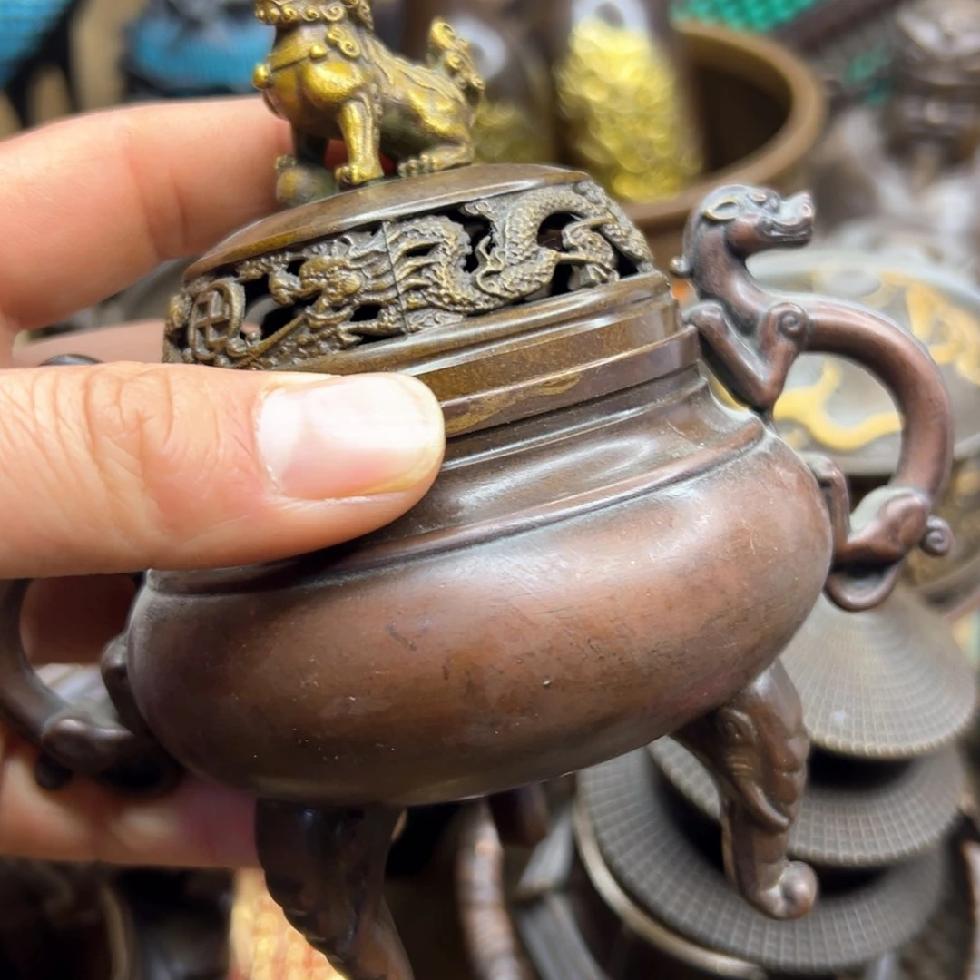 铜摆件欢迎欢迎你