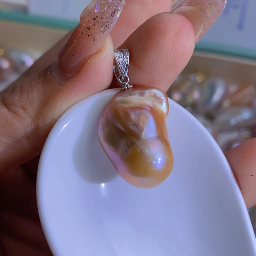 【闪购商品】淡水珍珠天然淡水珍珠合金