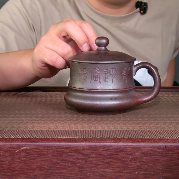 茶杯紫砂高货放漏