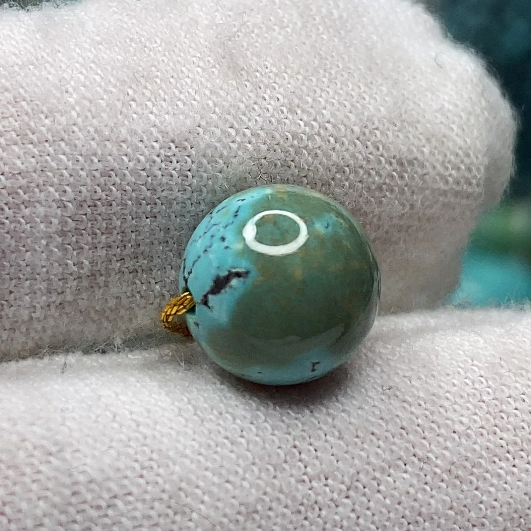 绿松石未镶嵌天然原矿 带武汉地大证书