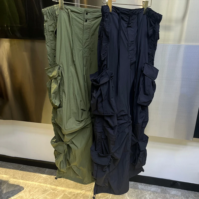 3398  【100尼龙】夏季超薄潮复古工装休闲长裤   w336-81005