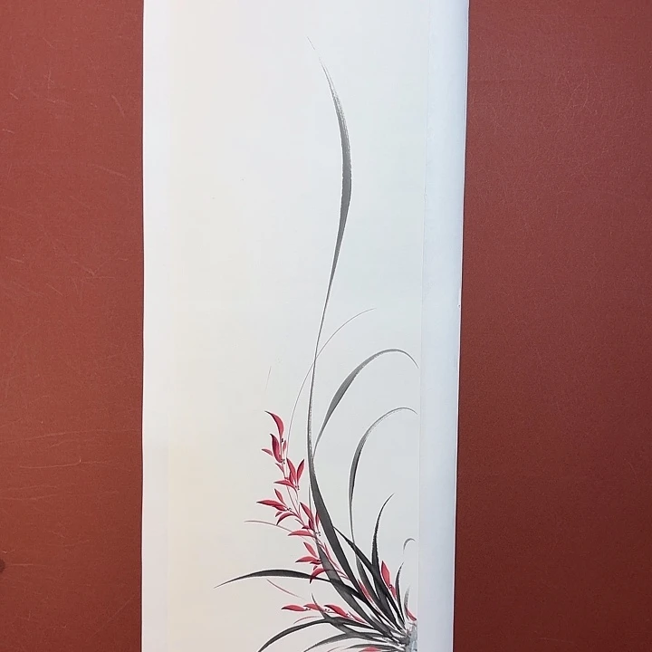 国画听兰老师花鸟