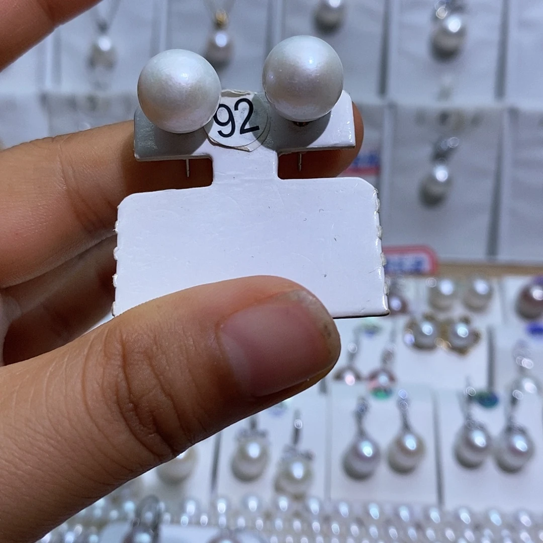 吊坠(赠链)银S925镶嵌淡水珍珠12M
