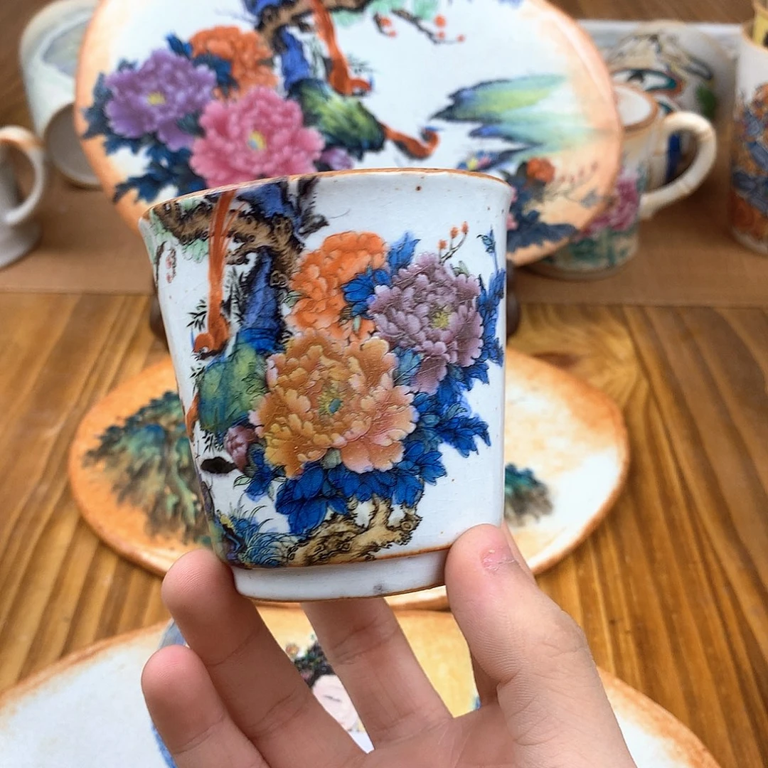 冬***芝杯景德镇陶瓷手作