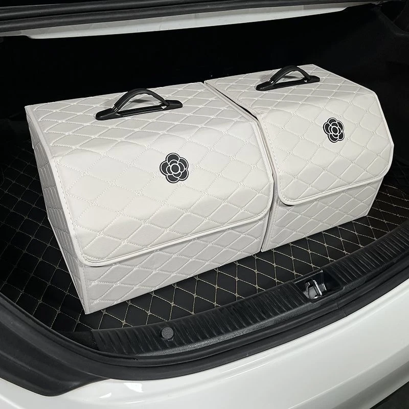 后备箱收纳箱可折叠高档大号车载储物箱整理箱车用创意女汽车用品