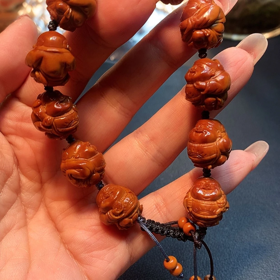 【闪购商品】橄榄核手串/手链?****。橄榄雕