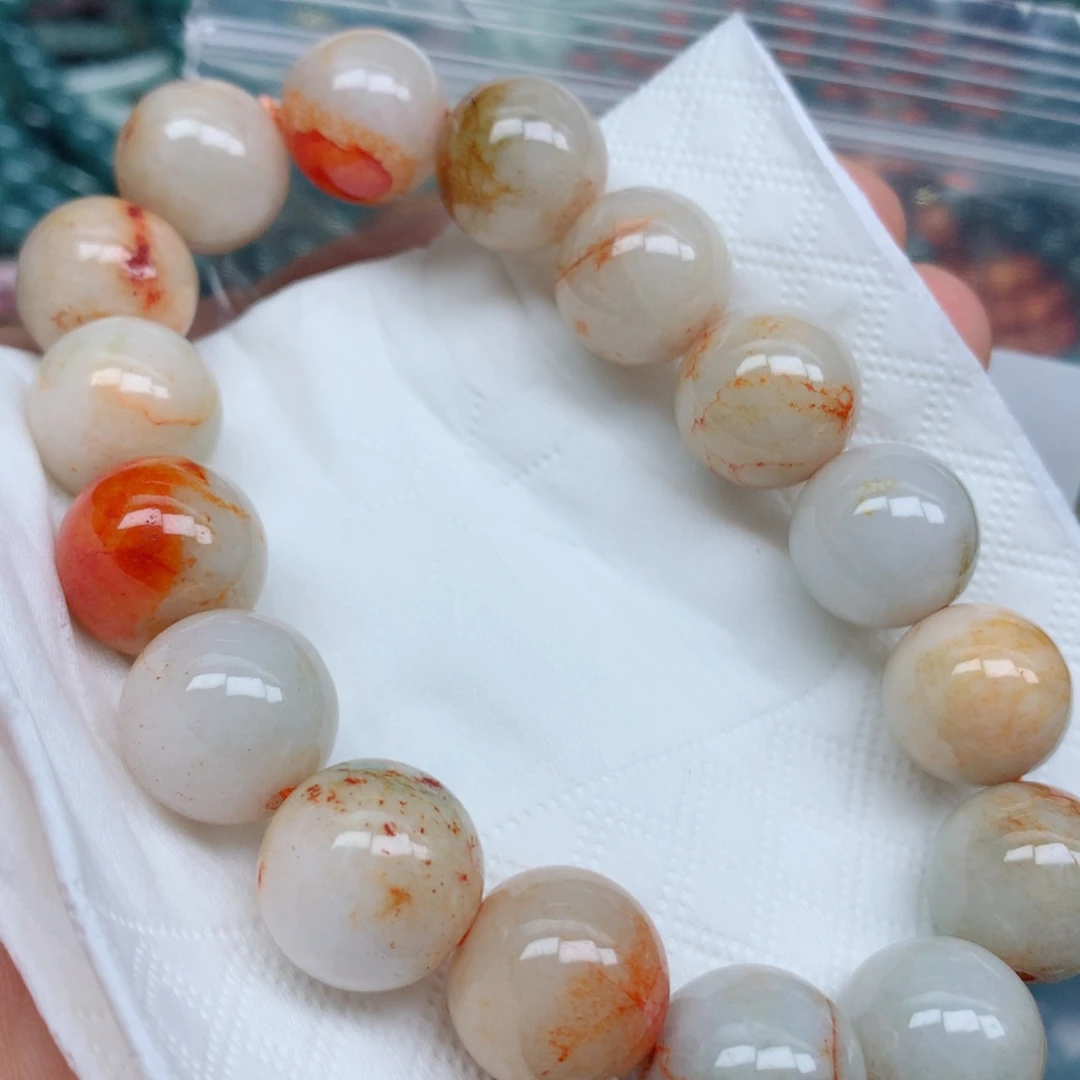 翡翠未镶嵌项链珠批发