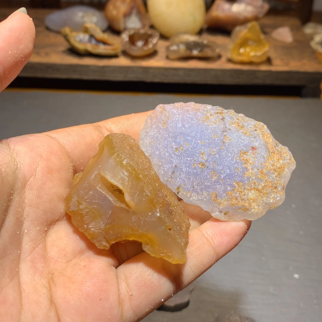 未镶嵌玛瑙/玉髓珠宝奇石