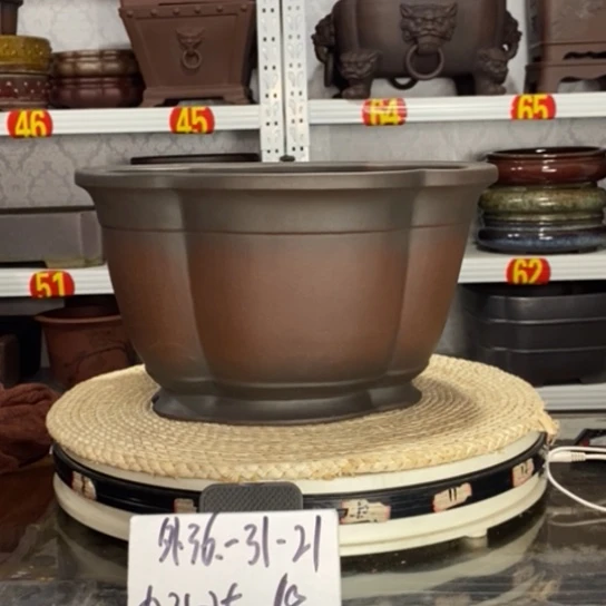 紫砂花盆宜兴紫砂花盆产地直销