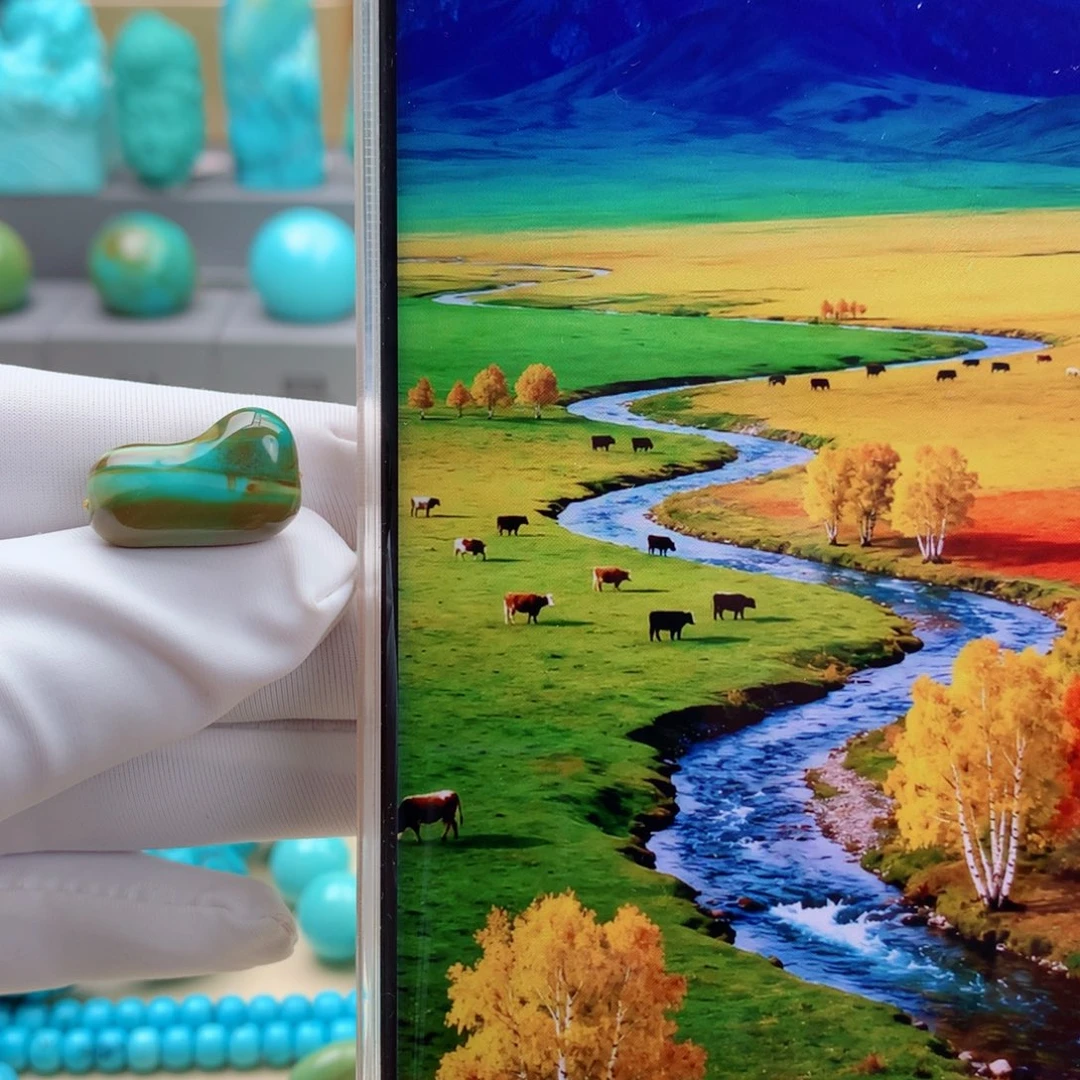 未镶嵌绿松石精品