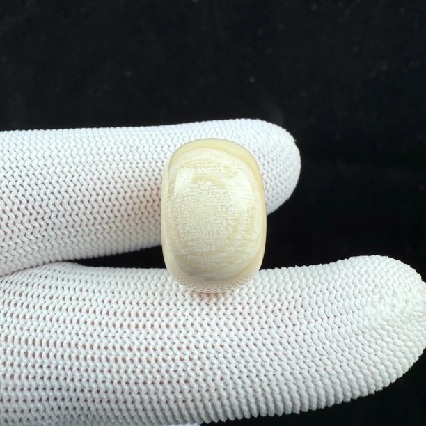 K6229天然猛犸 芝士皮墩子 扣子19.8*12.5mm一物一图 假一罚十