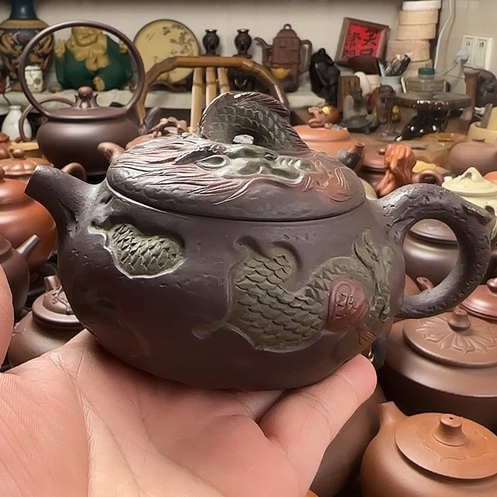 茶壶紫泥原矿紫砂