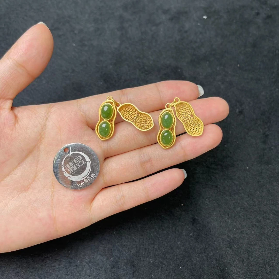 翡昱-N6-36048-63-和田玉吊坠s925银扣-多样性发其一-C