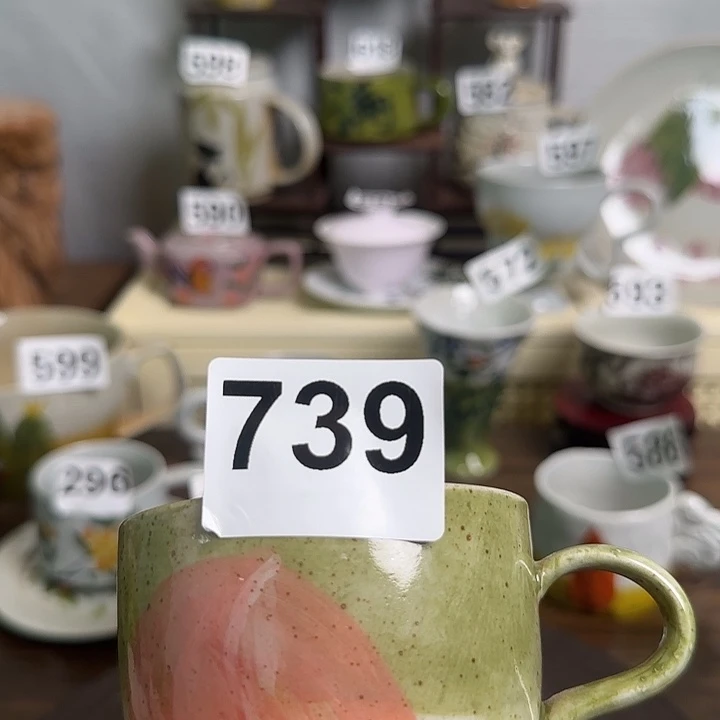 杯子739 景德镇手工手绘