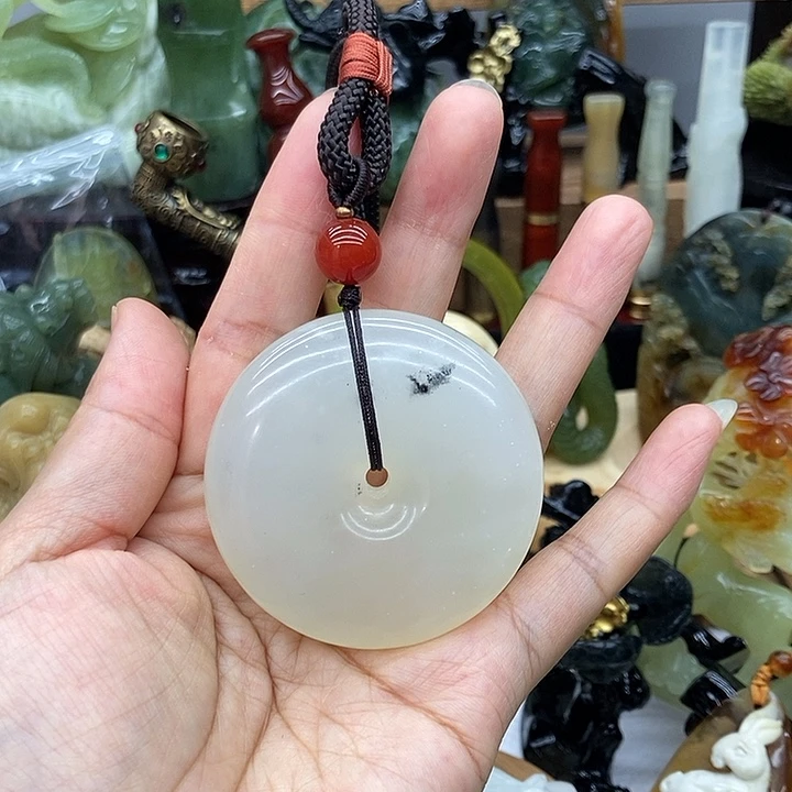 未镶嵌岫玉手把件