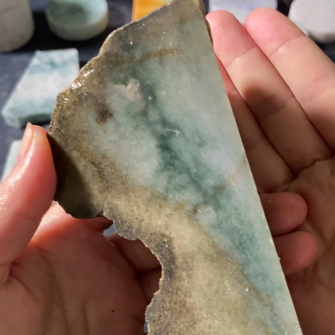 翡翠未镶嵌挂件天然翡翠