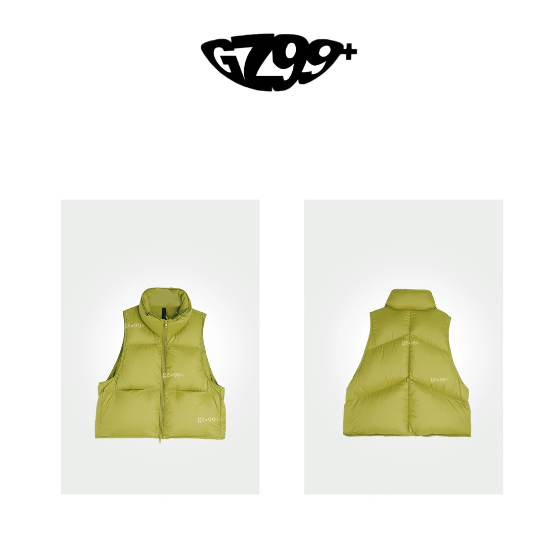 九儿 【姿意随心】  秋冬季新款时尚抽绳95白鸭绒羽绒马甲-T8819