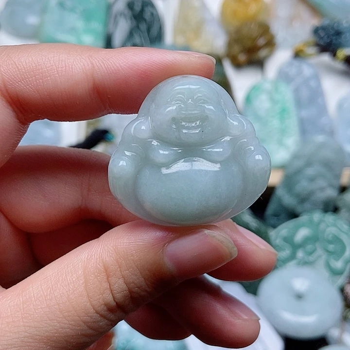 翡翠未镶嵌吊坠(不含链)翡翠