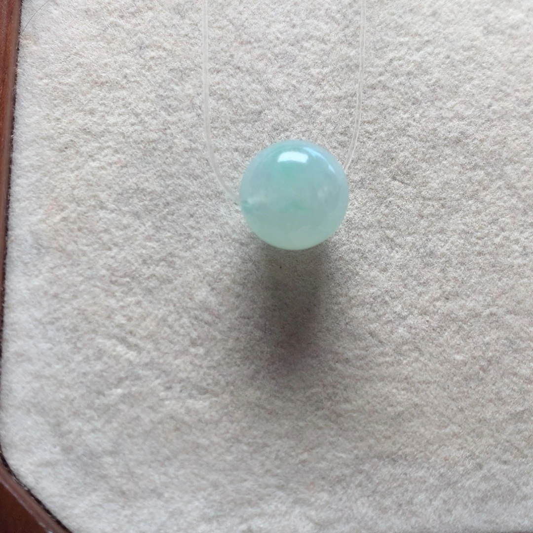 未镶嵌手链翡翠晴底飘绿11.8mm