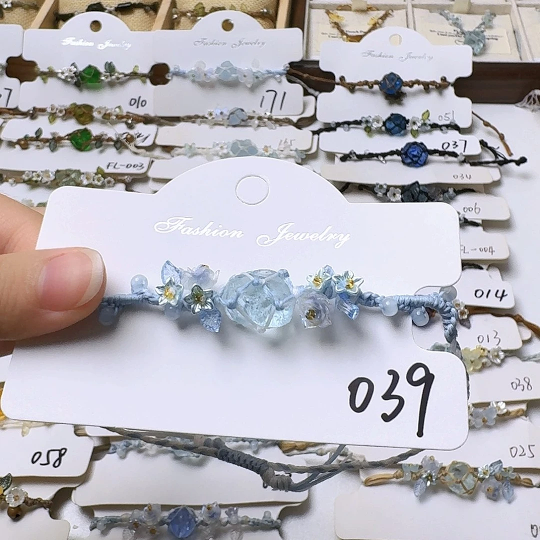 石英石纯铜锡合金纯铜039手链