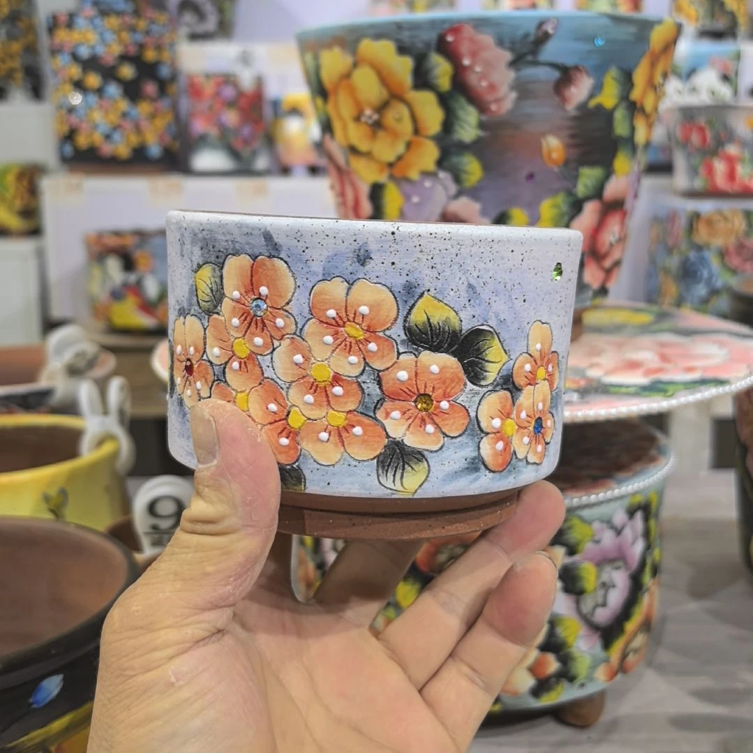 花盆红泥景德镇花盆