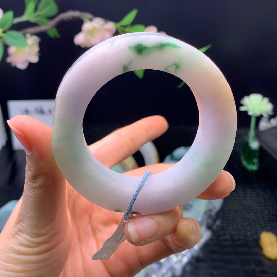 定制翡翠未镶嵌手镯49-57