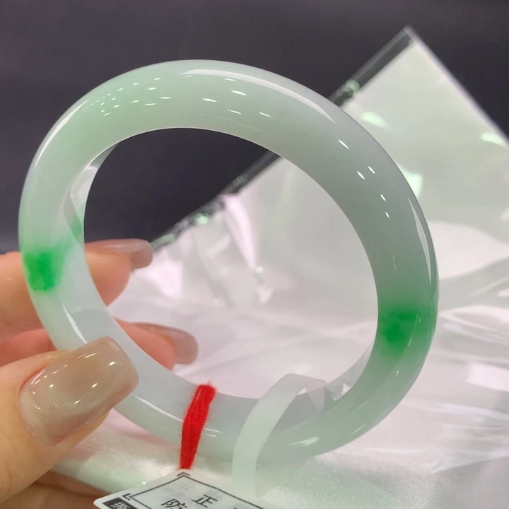 未镶嵌手镯翡翠正圈52-53