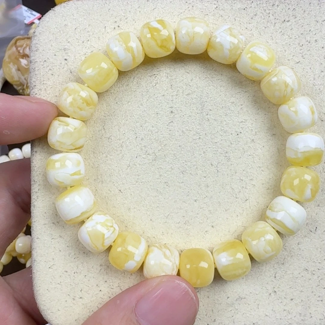 未镶嵌琥珀手链`琥珀蜜蜡
