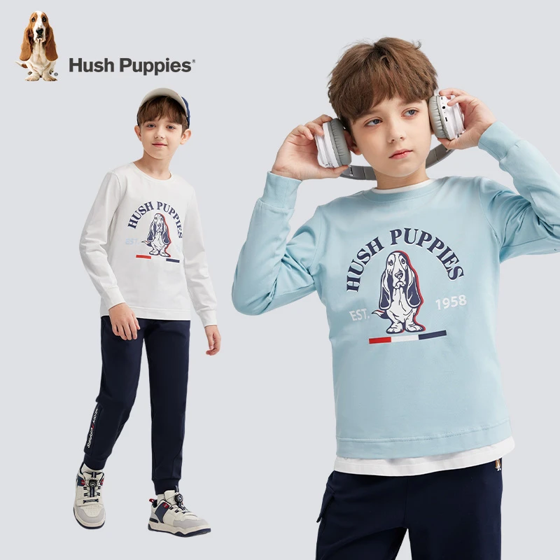 【圆领打底衫】暇步士童装2025年春季新款儿童亲肤柔软舒适打底衫