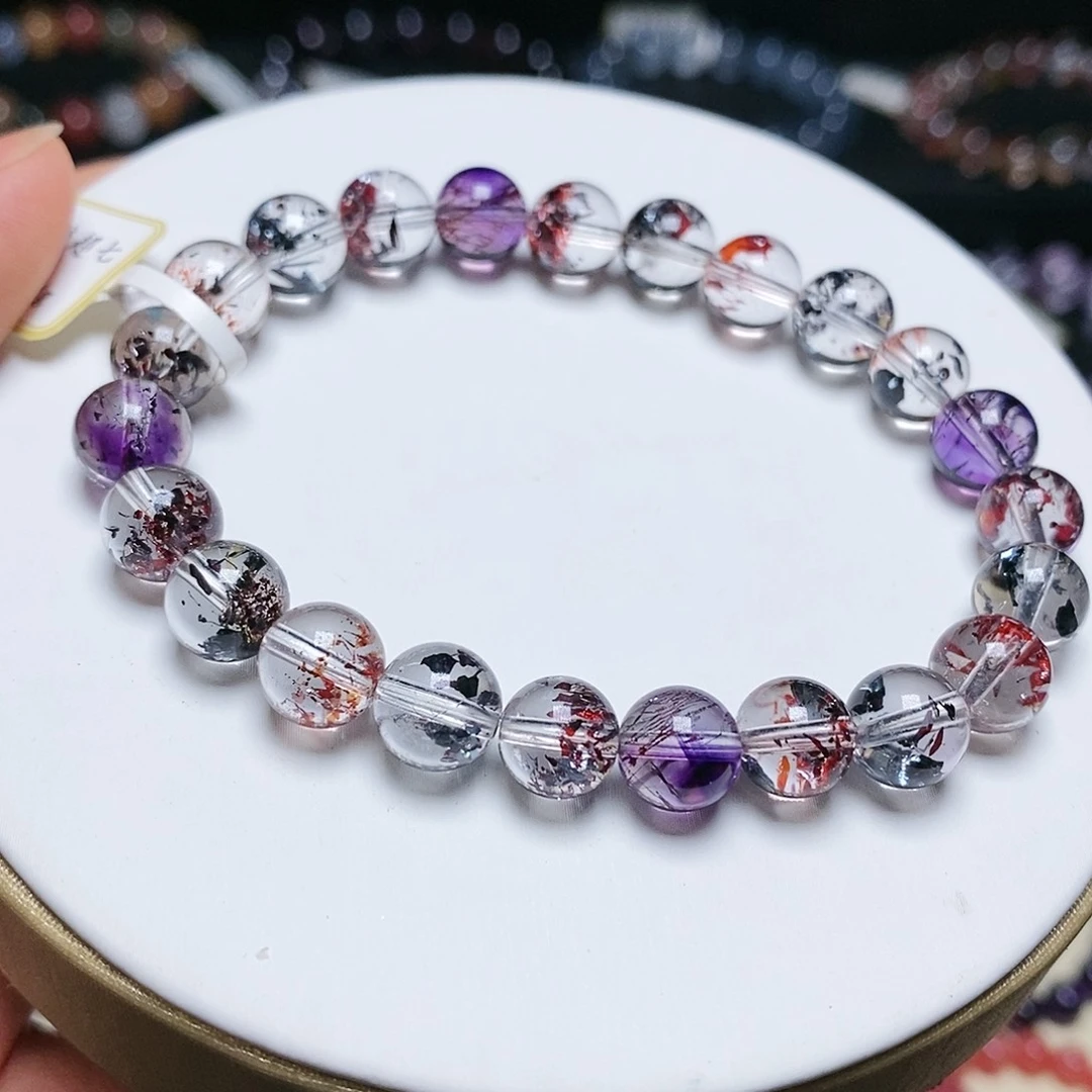 水晶手串未镶嵌超七