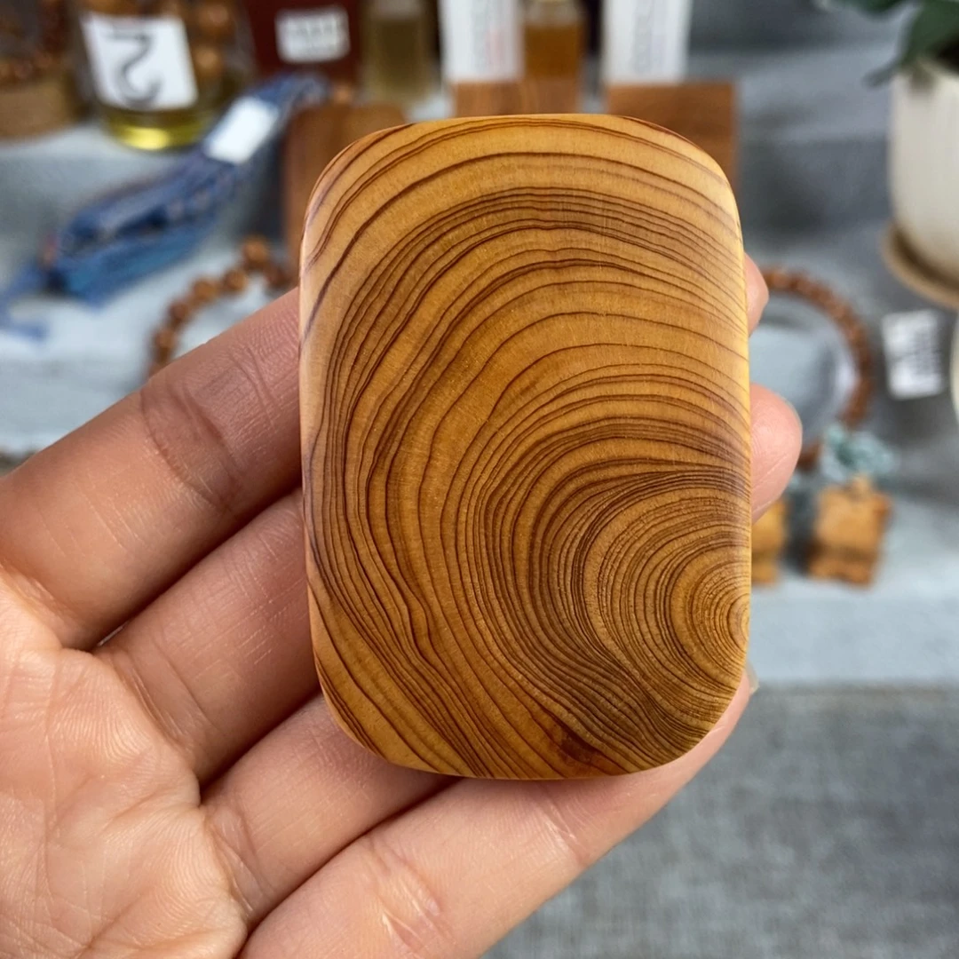 柏木（崖柏）手串/手链北太行高崖雷击骨料平安牌4/6焦糖甜香清橘香