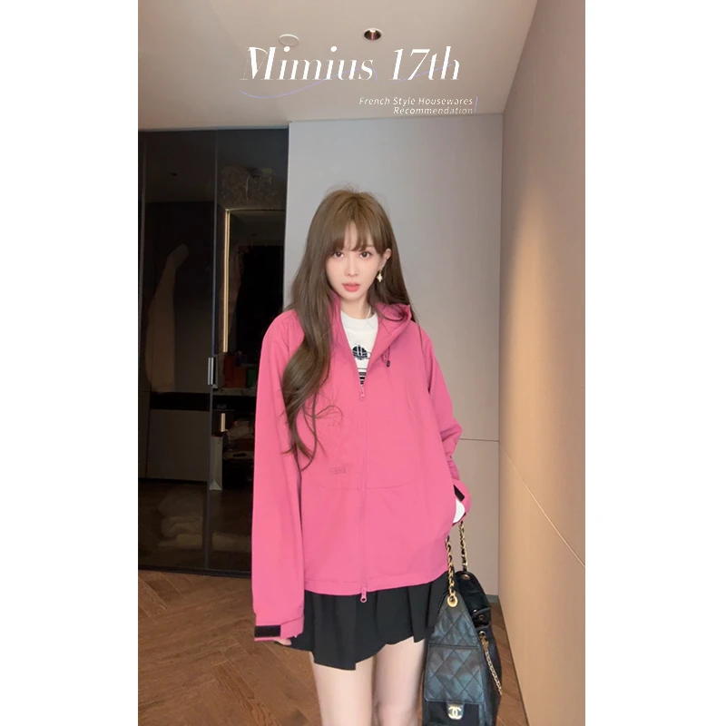 【mimius】七七 运动休闲风三防户外宽松冲锋衣外套 G08137