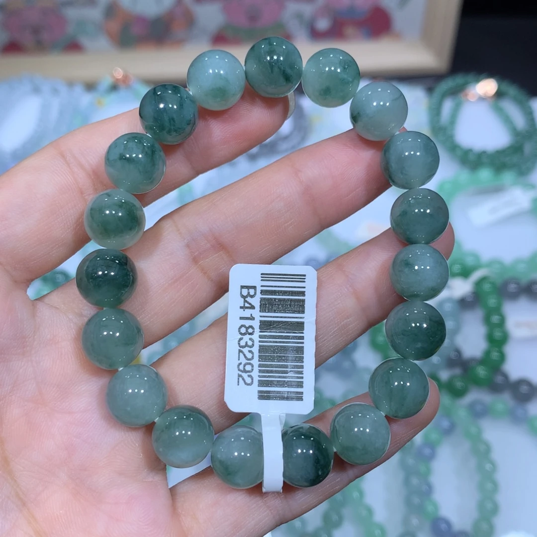 翡翠未镶嵌手链天然