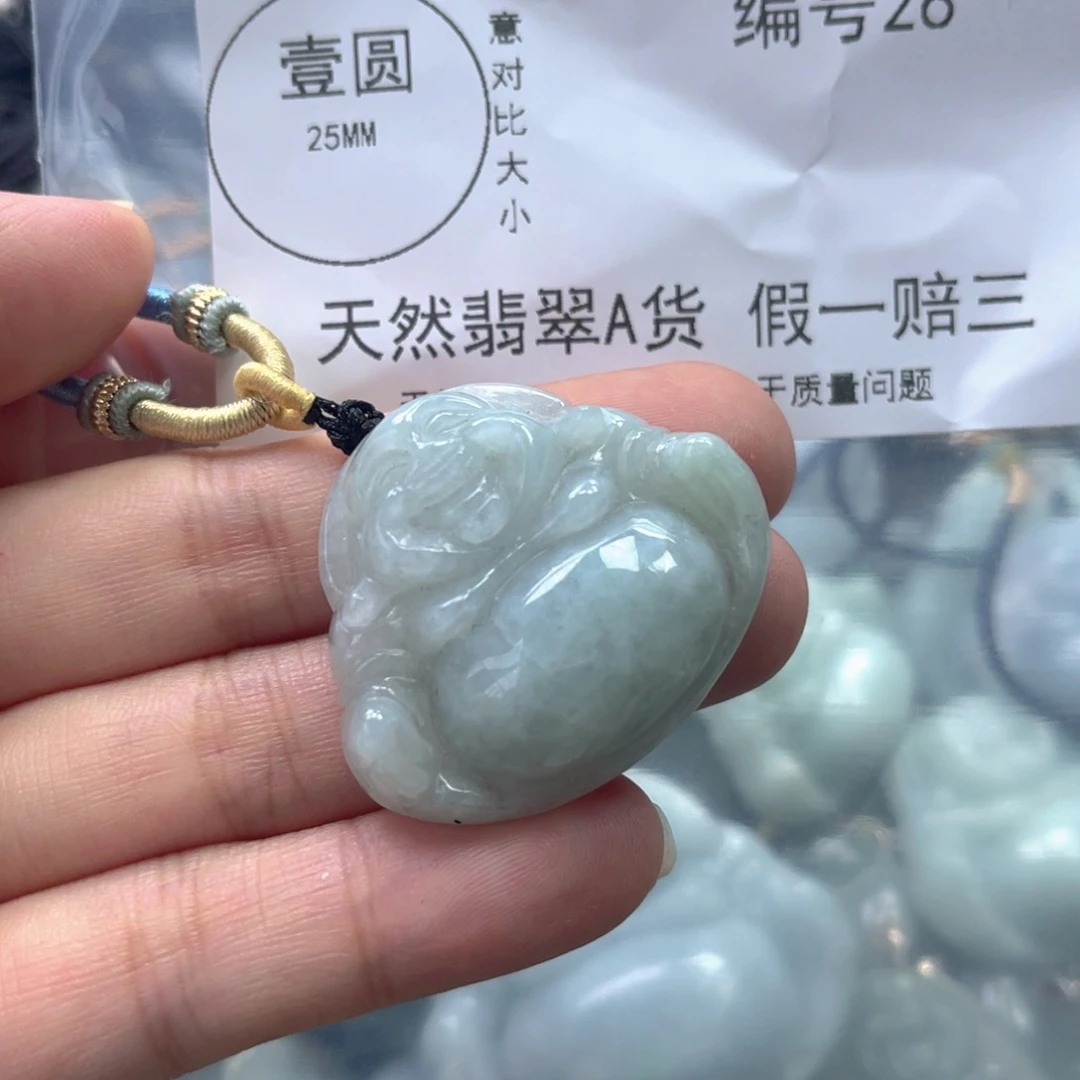 翡翠未镶嵌项圈翡翠26
