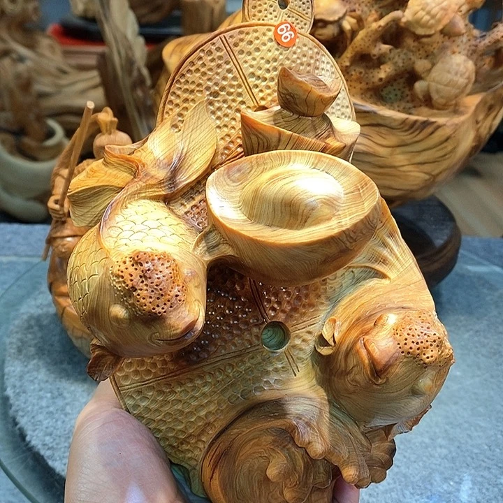 柏木（崖柏）年年有鱼