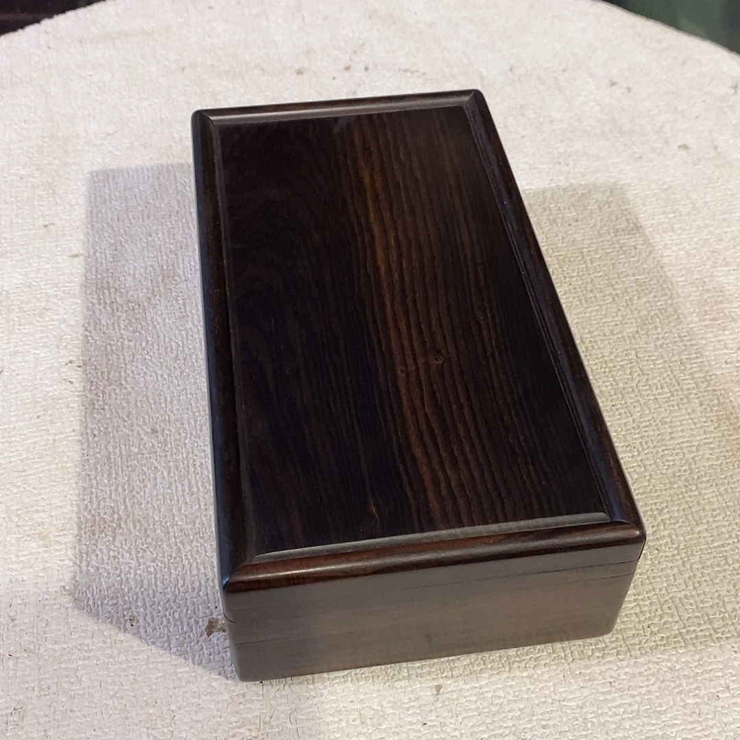 东非黑黄檀（紫光檀）独板机关盒20/11/5.5