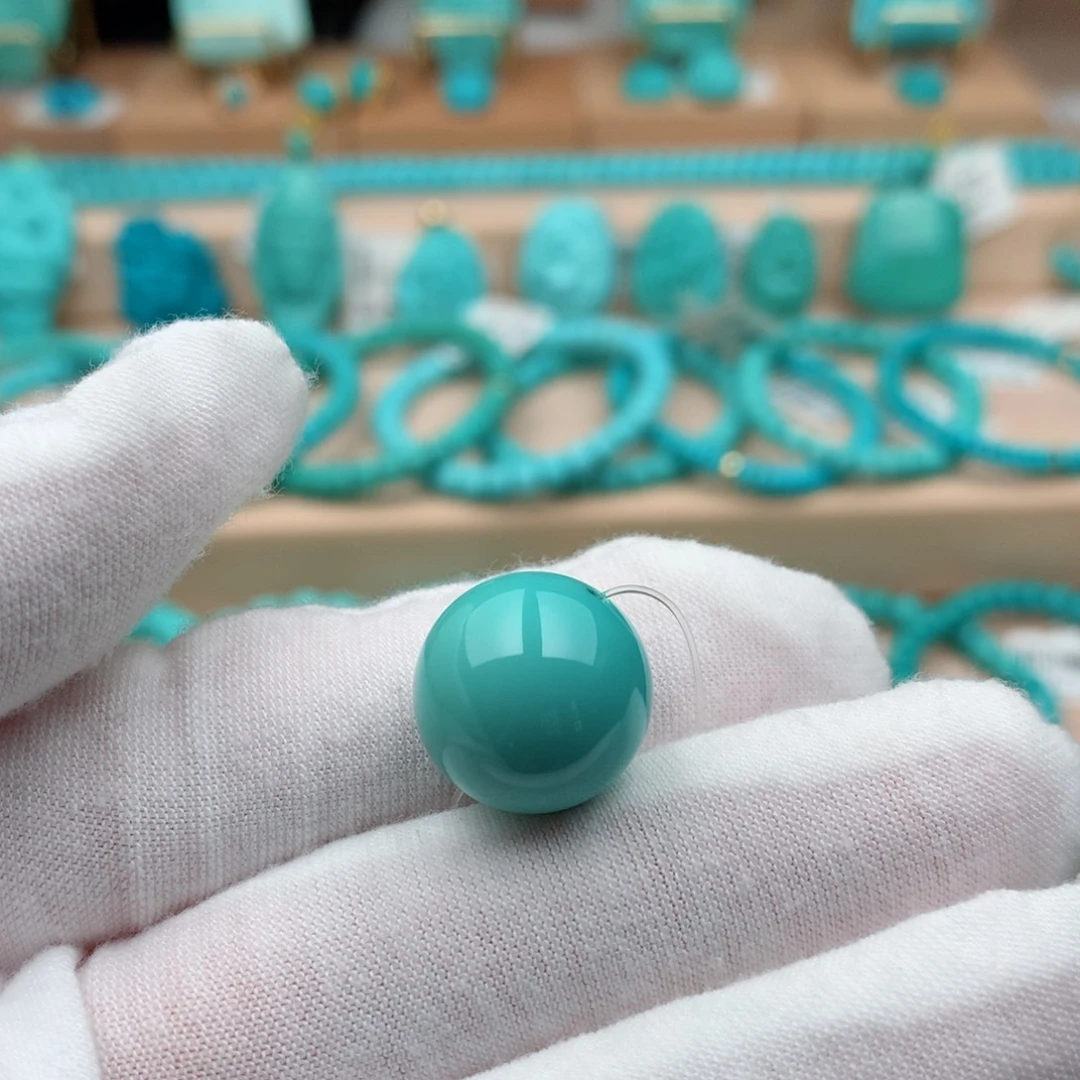 绿松石未镶嵌珠宝奇石15mm